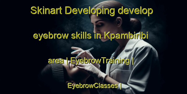 Skinart Developing develop eyebrow skills in Kpambiribi area | EyebrowTraining | EyebrowClasses | SkinartTraining-Togo
